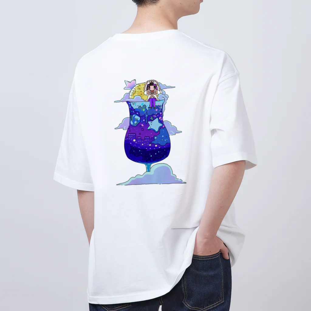 ねむるの夜空ソーダとにひひNEMURUちゃん オーバーサイズTシャツ