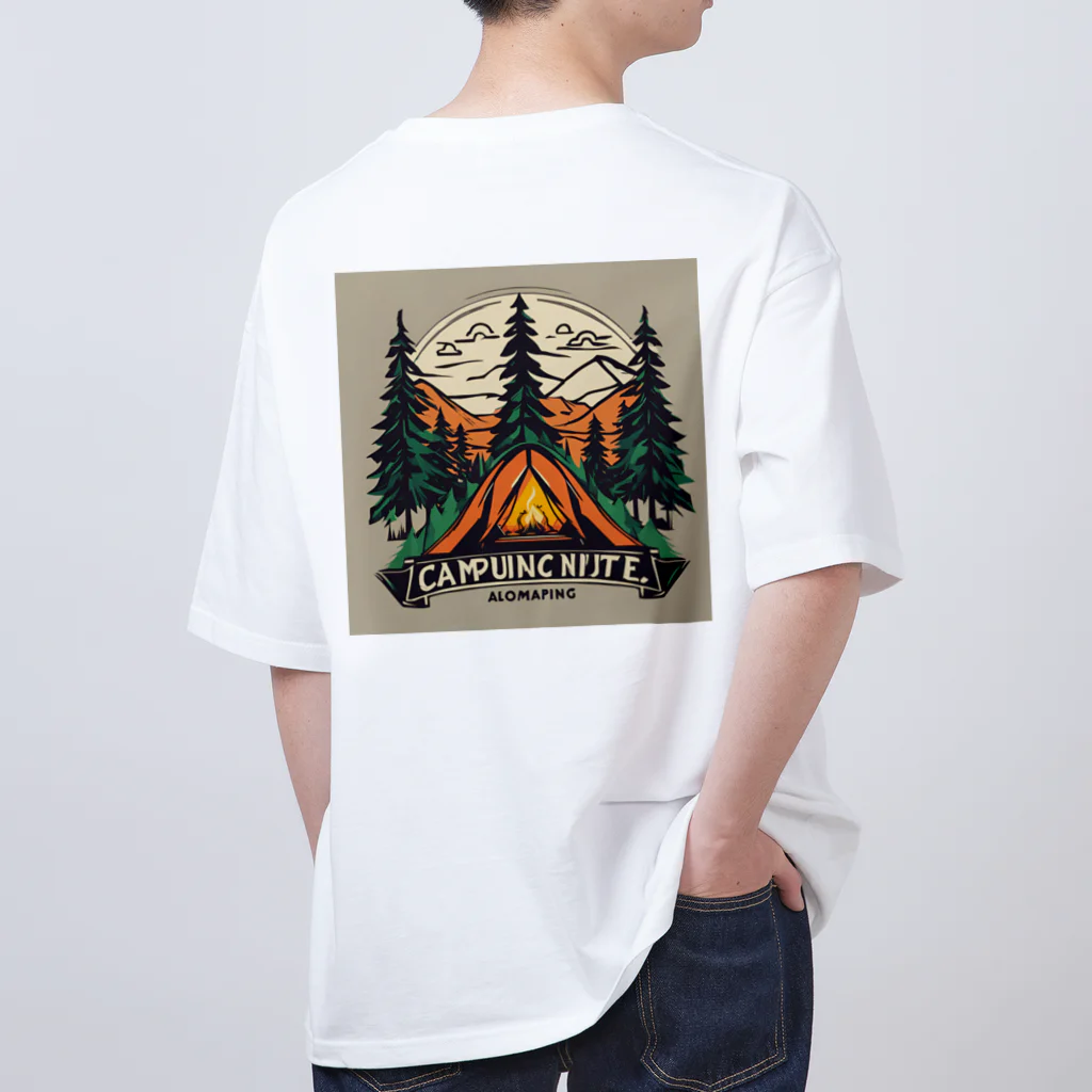 TM Designersの夕森キャンプファイヤー オーバーサイズTシャツ