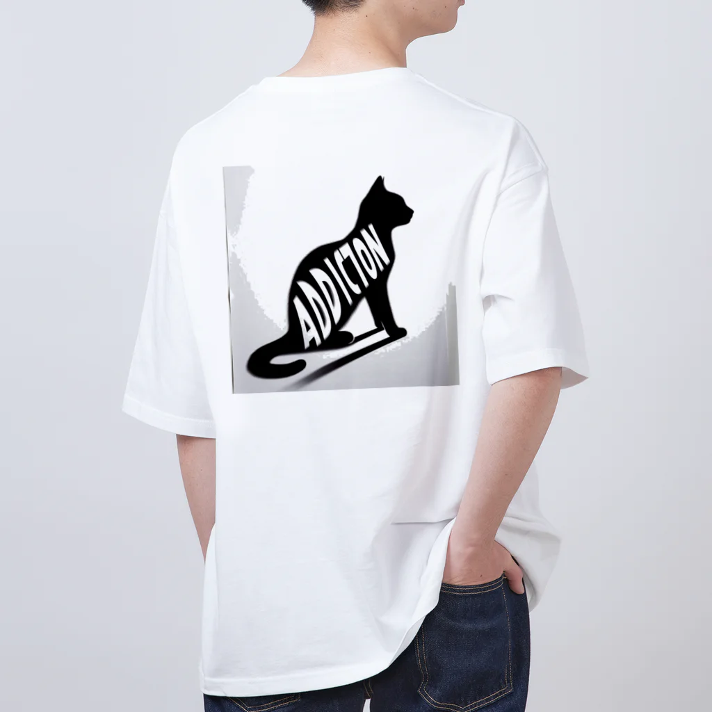 ADDICTIONのCat Addiction 79 オーバーサイズTシャツ