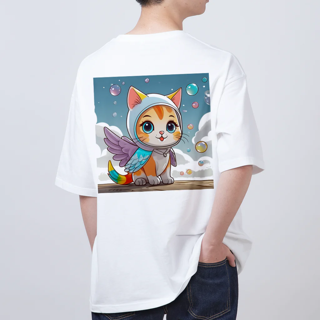 癒しの部屋🐾໒꒱の着ぐるみCat✧˖* オーバーサイズTシャツ