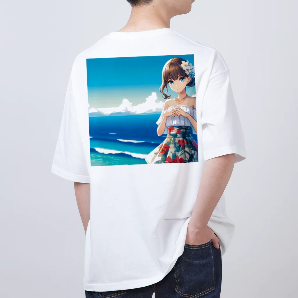 かるるんショップの夏と南国と休日と Oversized T-Shirt