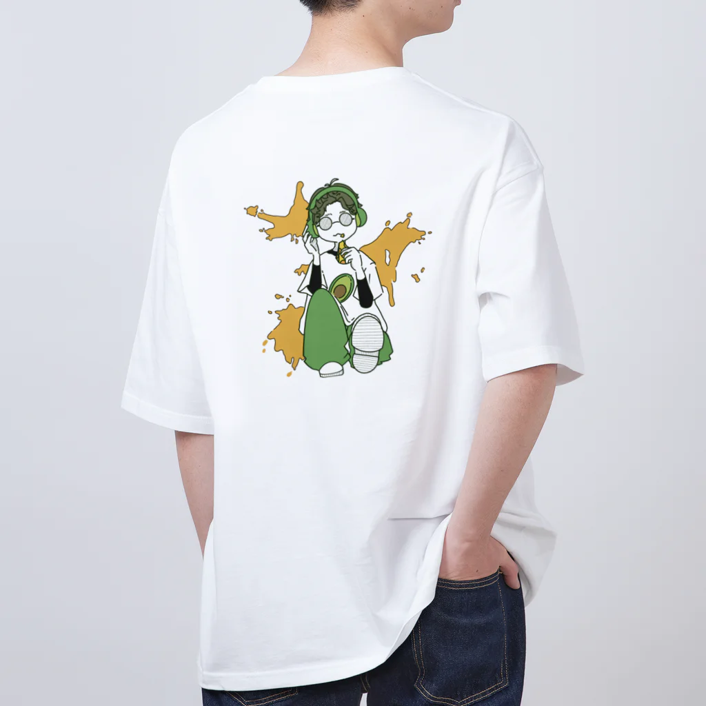 きーじぇくんのきーじぇ君withアボカドチーズ オーバーサイズTシャツ