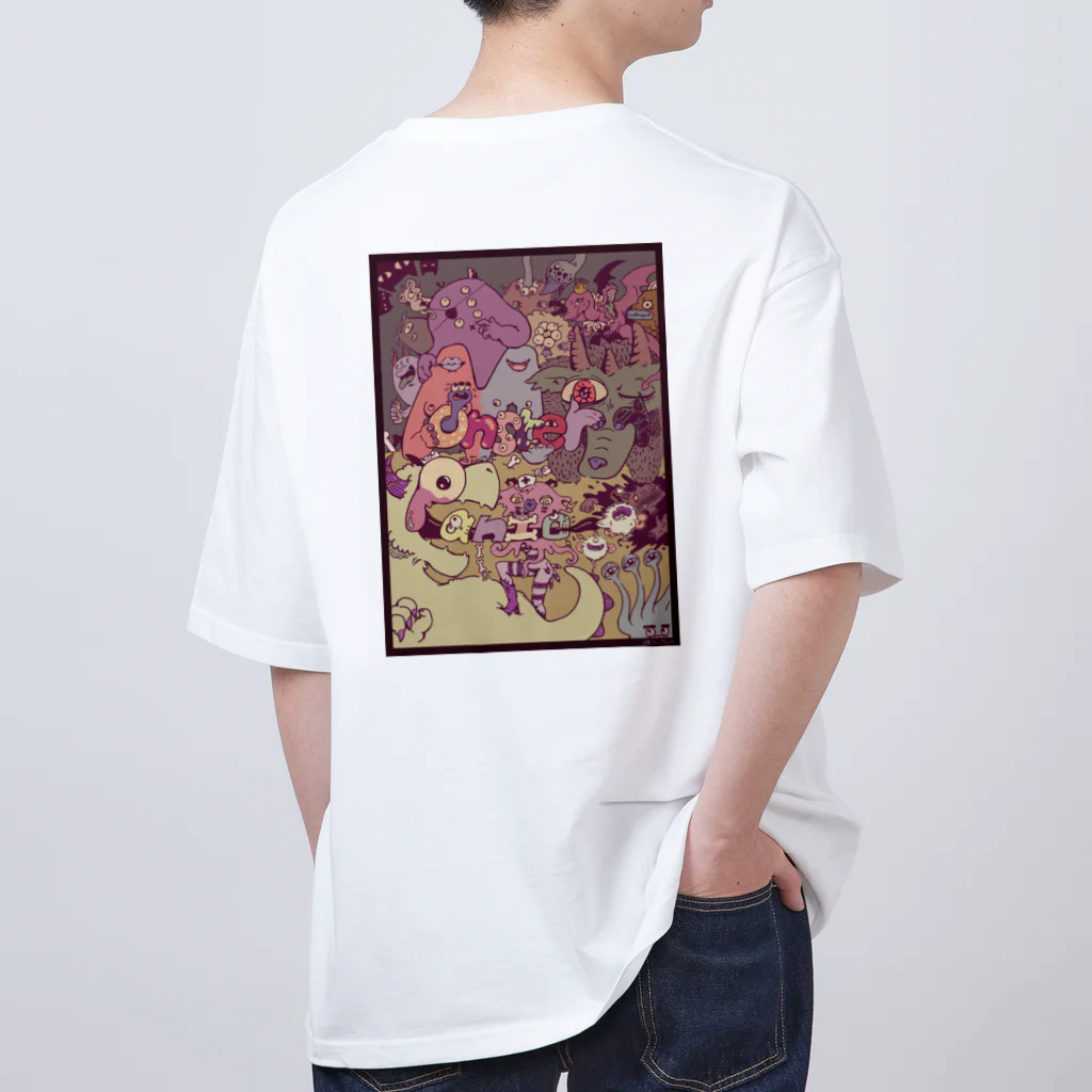 頑なにカエルのMonster Panic Oversized T-Shirt