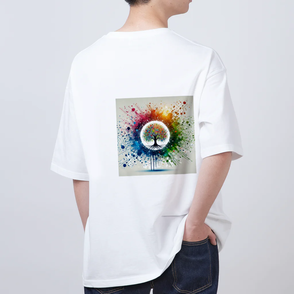 pyoromalの絵具が垂れちゃった・・・ オーバーサイズTシャツ