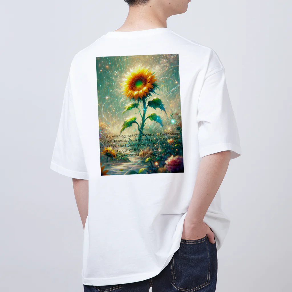 takapoonの「朝日の中の希望」 Oversized T-Shirt