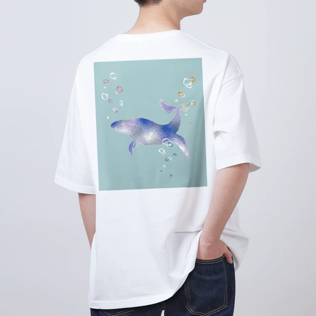 ぷりんのくじら オーバーサイズTシャツ