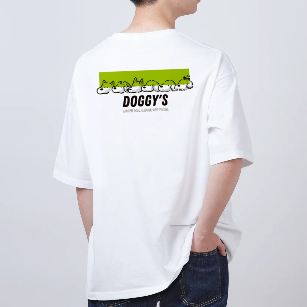 SATONOEのDOGGY'S グリーンver. オーバーサイズTシャツ