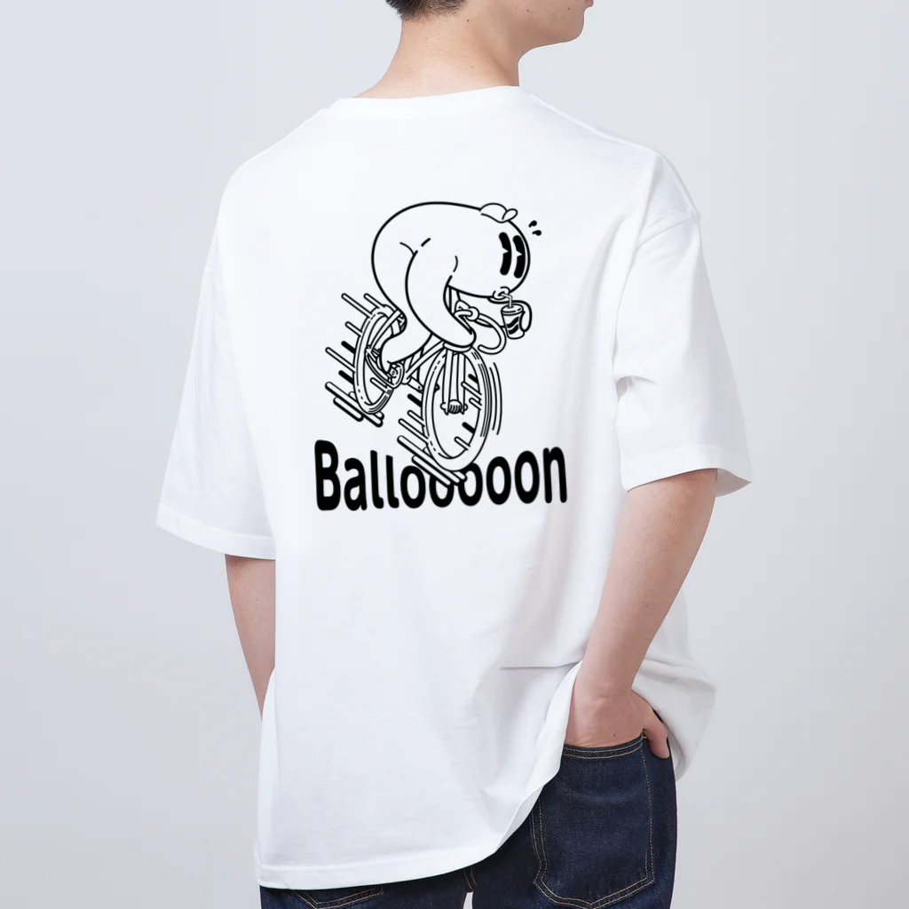 nidan-illustrationの"Ballooooon" #2 オーバーサイズTシャツ