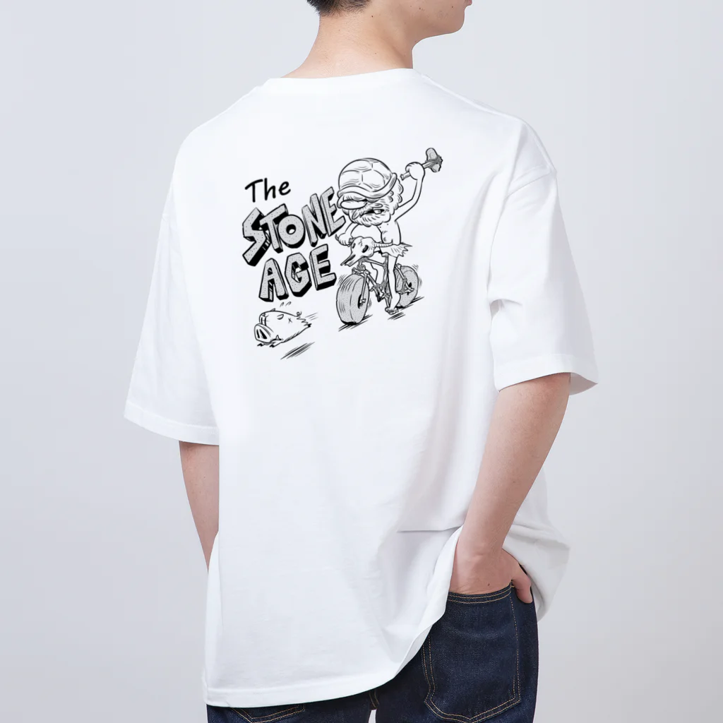 nidan-illustrationの"The STONE AGE" #2 オーバーサイズTシャツ