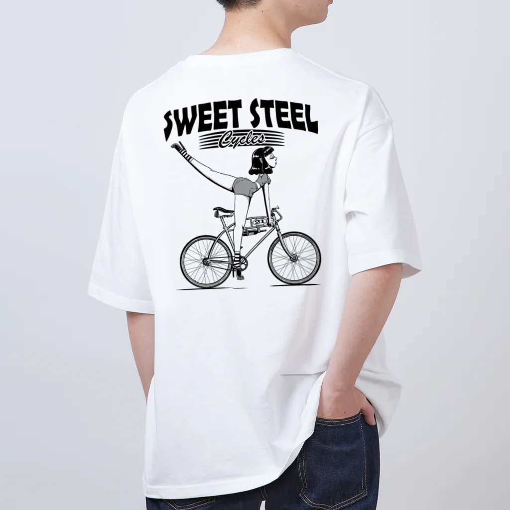 nidan-illustrationの"SWEET STEEL Cycles" #2 オーバーサイズTシャツ