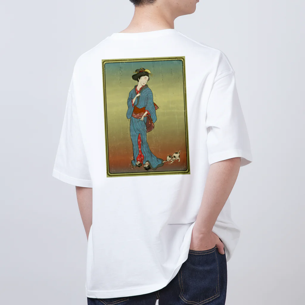 nidan-illustrationの"美人画" 1-#2 オーバーサイズTシャツ