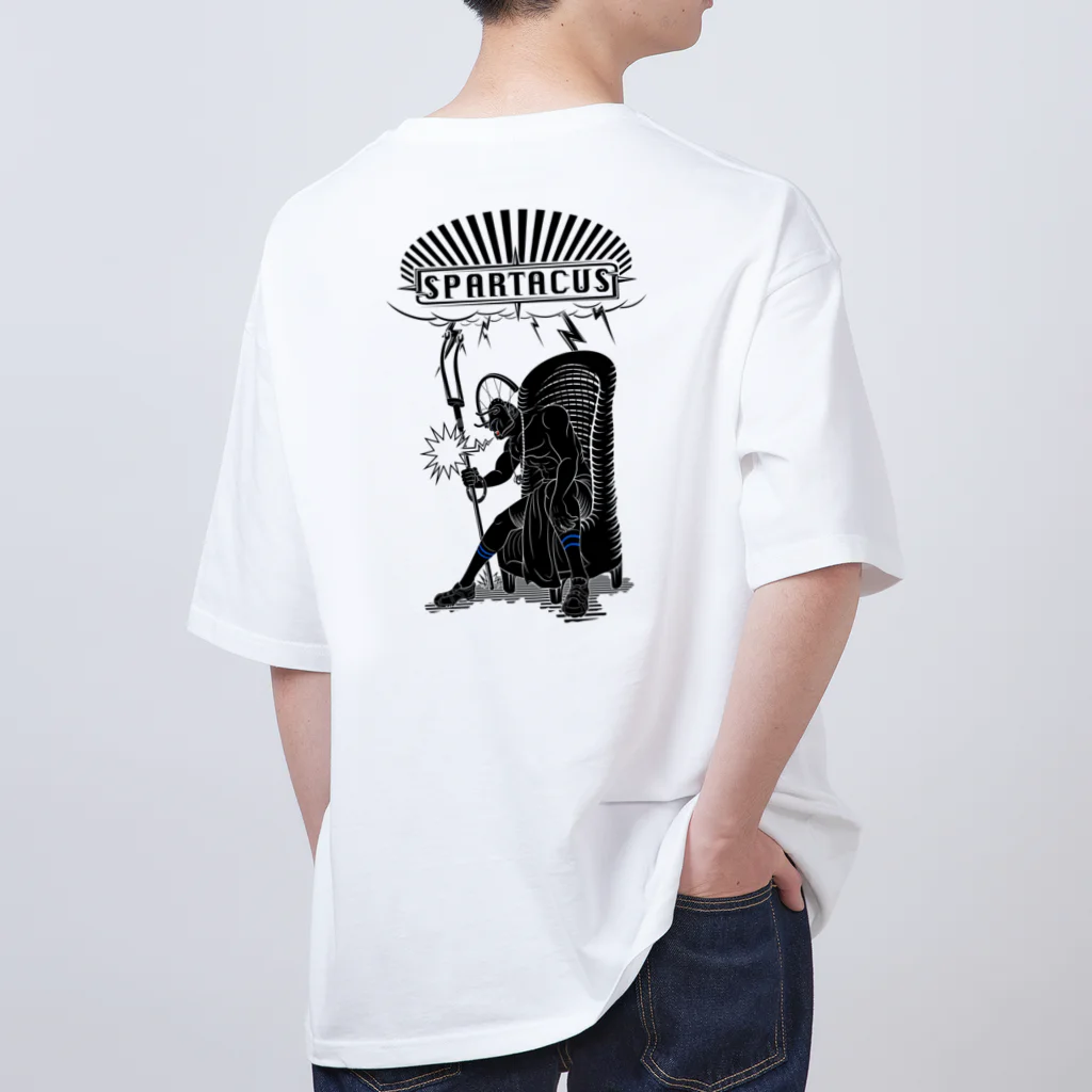 nidan-illustrationのspartacus 1-#2 (black ink) Oversized T-Shirt