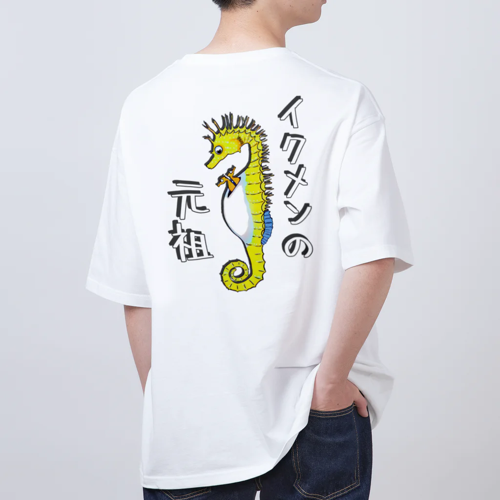 LalaHangeulのイクメンの元祖　バックプリント Oversized T-Shirt