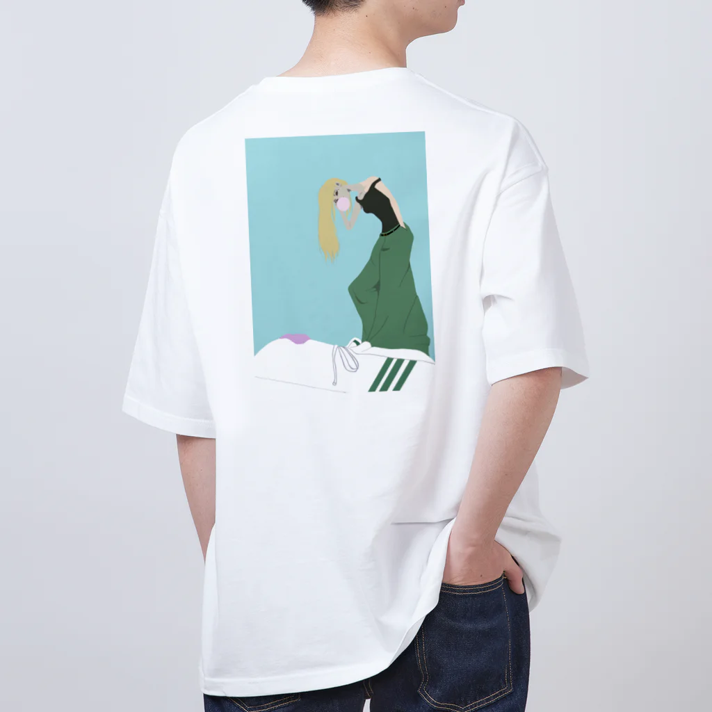 cotamのchewing  girl Oversized T-Shirt