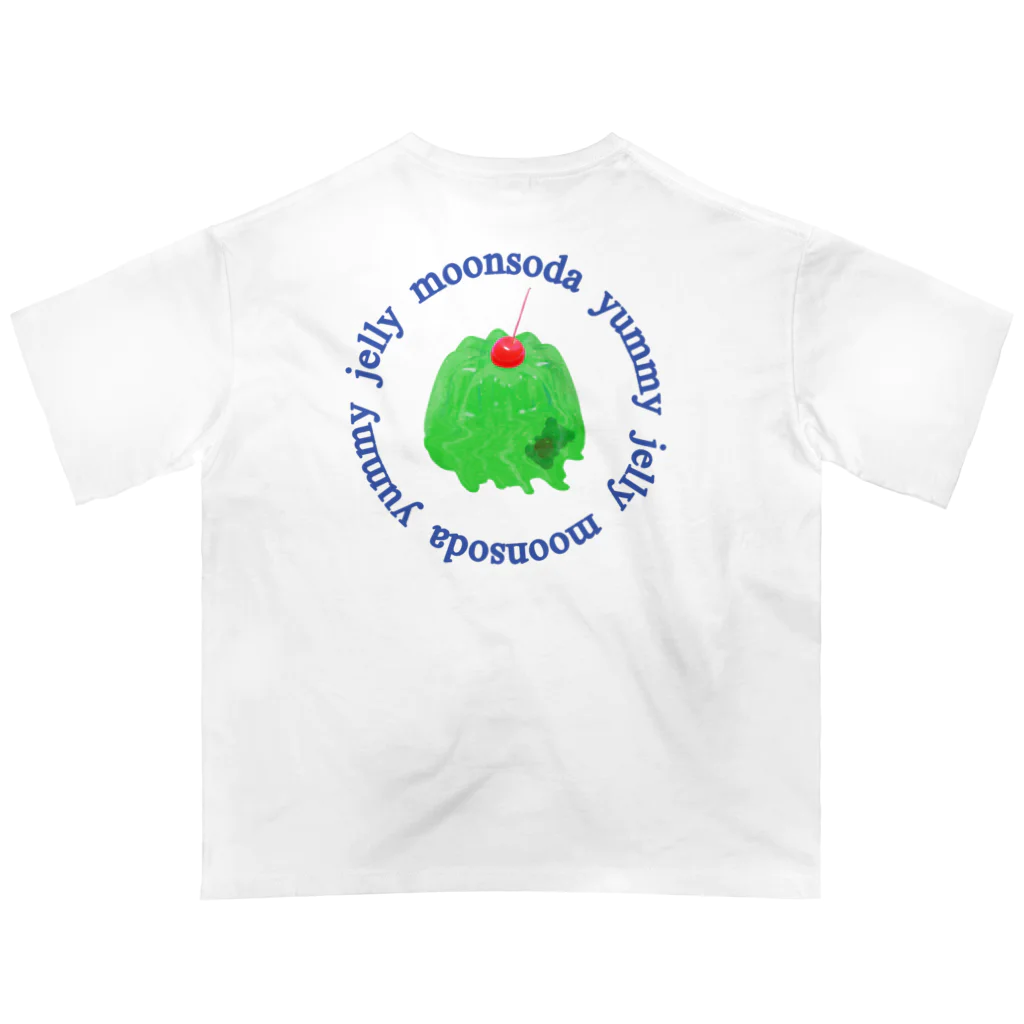 moonsodaのmelting jelly-green オーバーサイズTシャツ