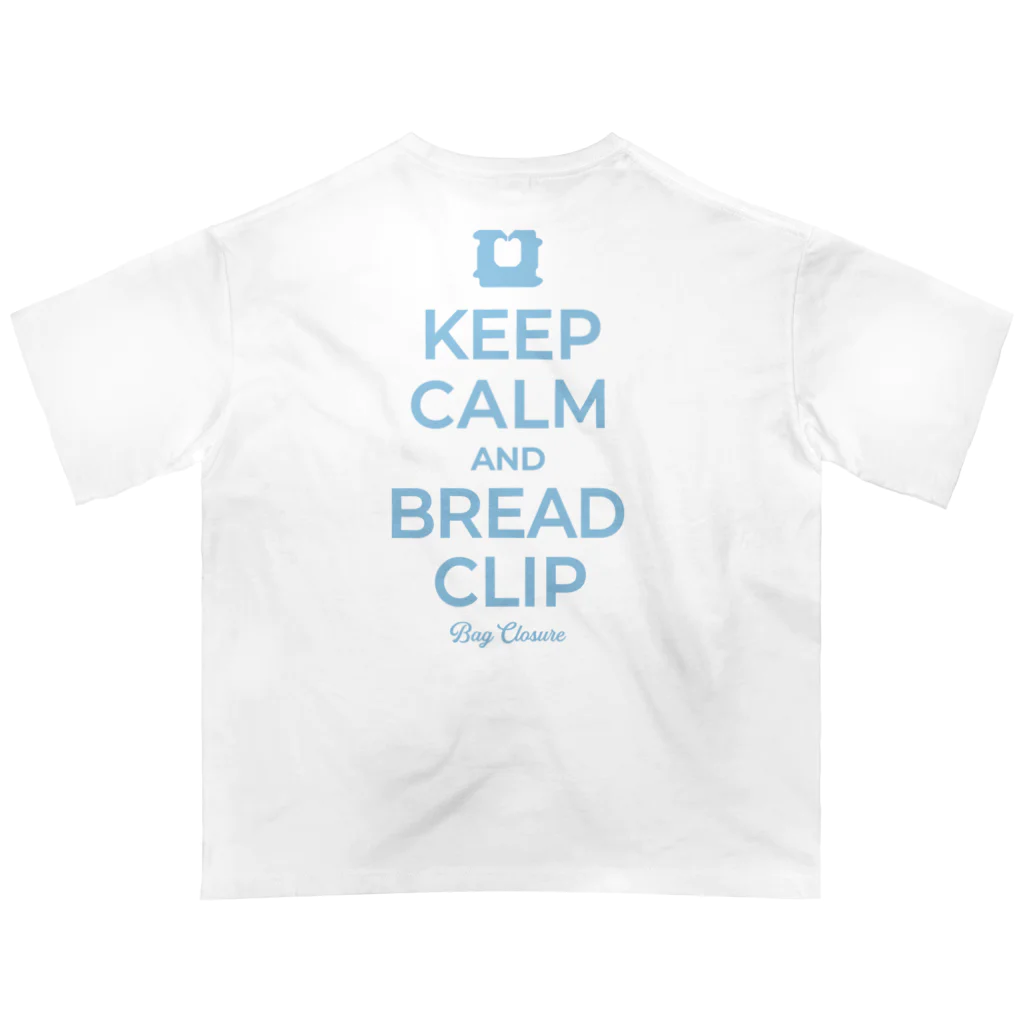 kg_shopの[☆両面] KEEP CALM AND BREAD CLIP [ライトブルー] オーバーサイズTシャツ