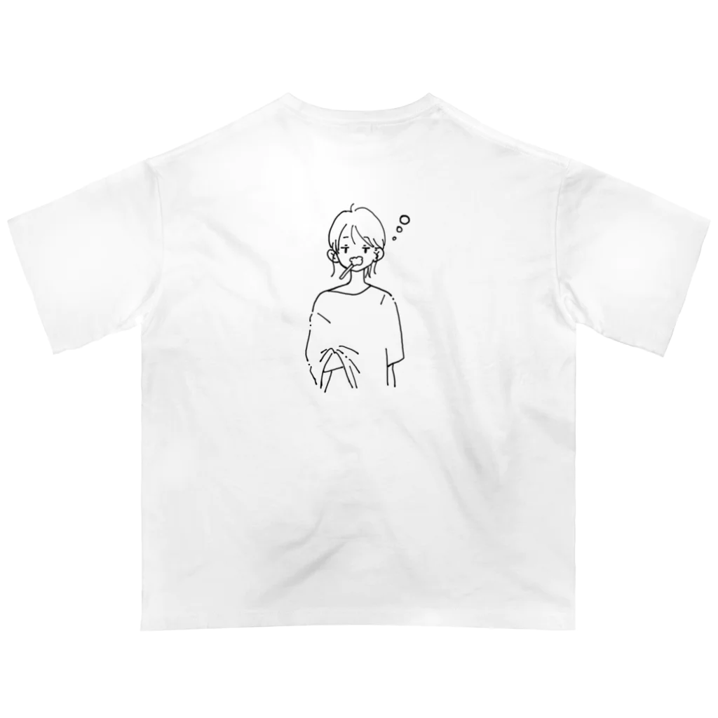 rinのねむガール(はみがき) オーバーサイズTシャツ