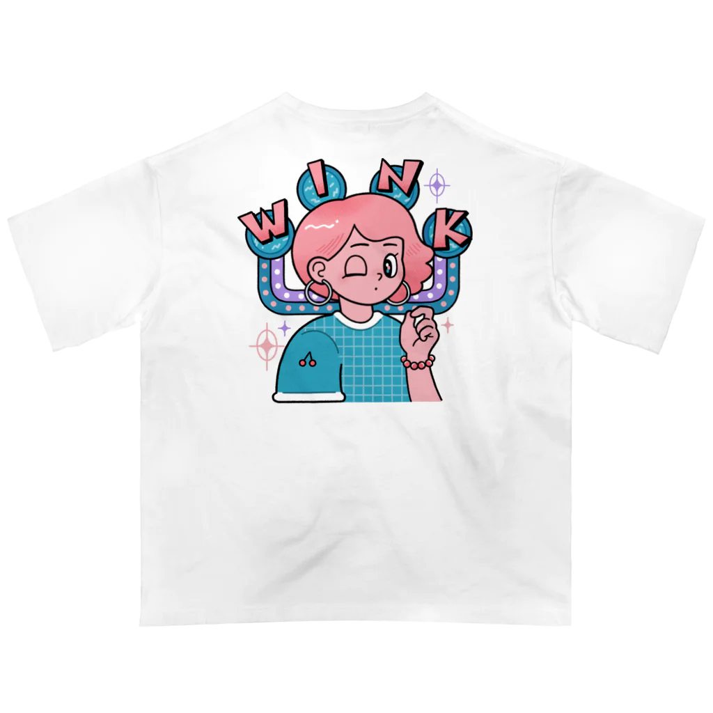 SANNO CREATIONSのwink! オーバーサイズTシャツ