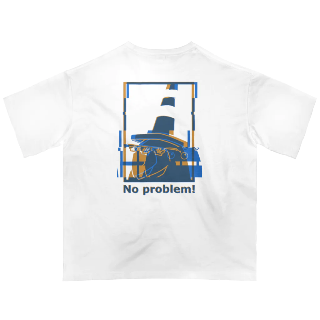 Fooo©oのNo problem!(ぐりっち) _両面 オーバーサイズTシャツ