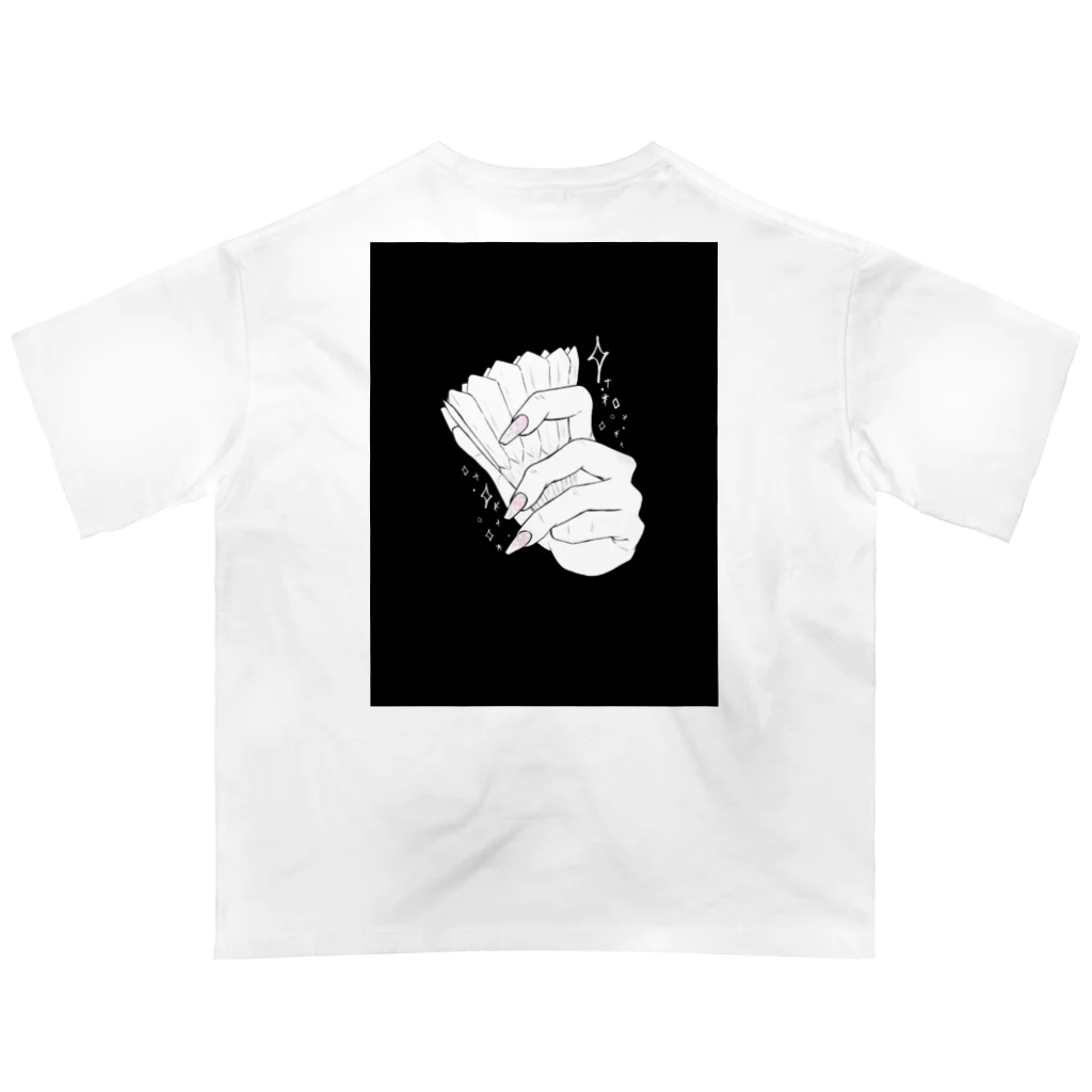 K-SMILEのネイルバドミントンハンド Oversized T-Shirt