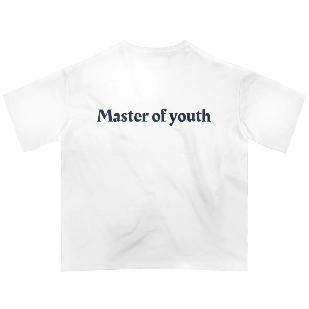 Master of youthのボーダーコリー オーバーサイズTシャツ