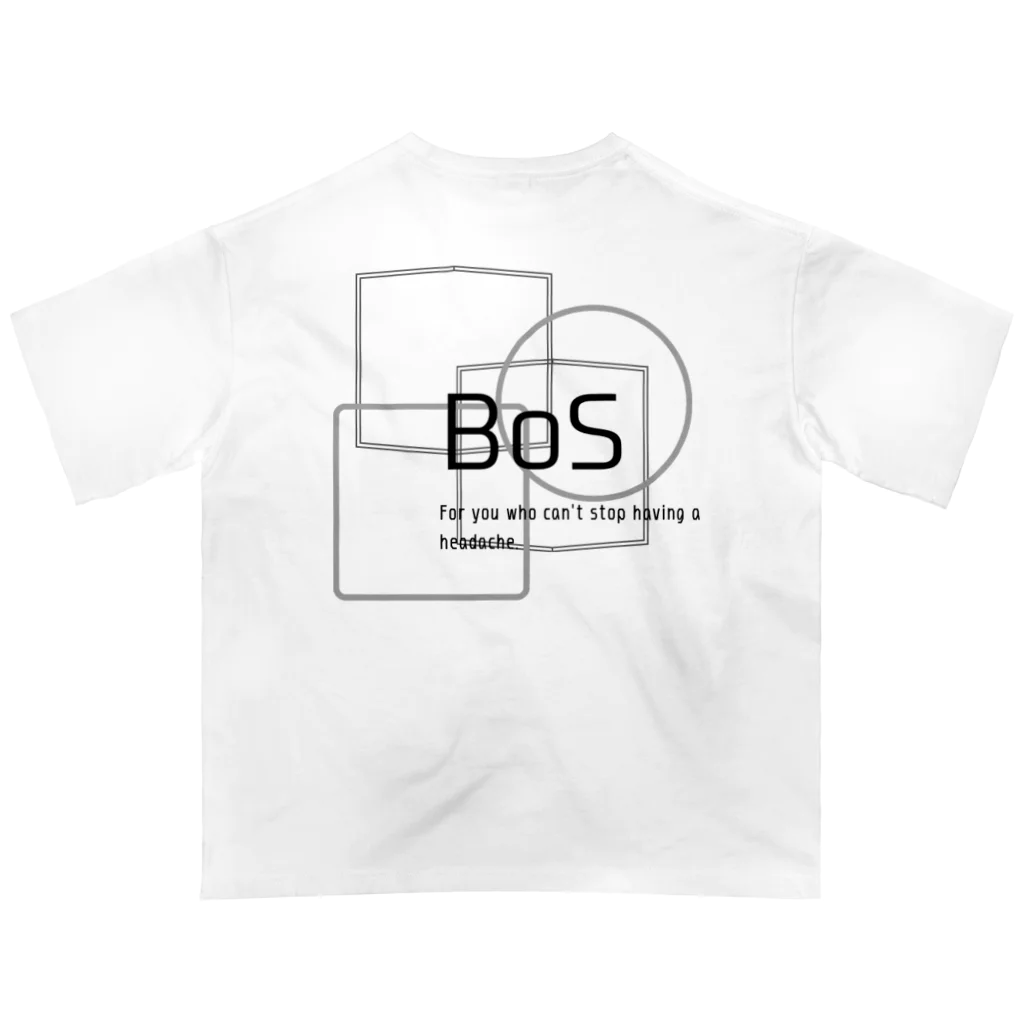 BoSSHOP 門野翔公式グッズのBoS 頭痛T。 Oversized T-Shirt