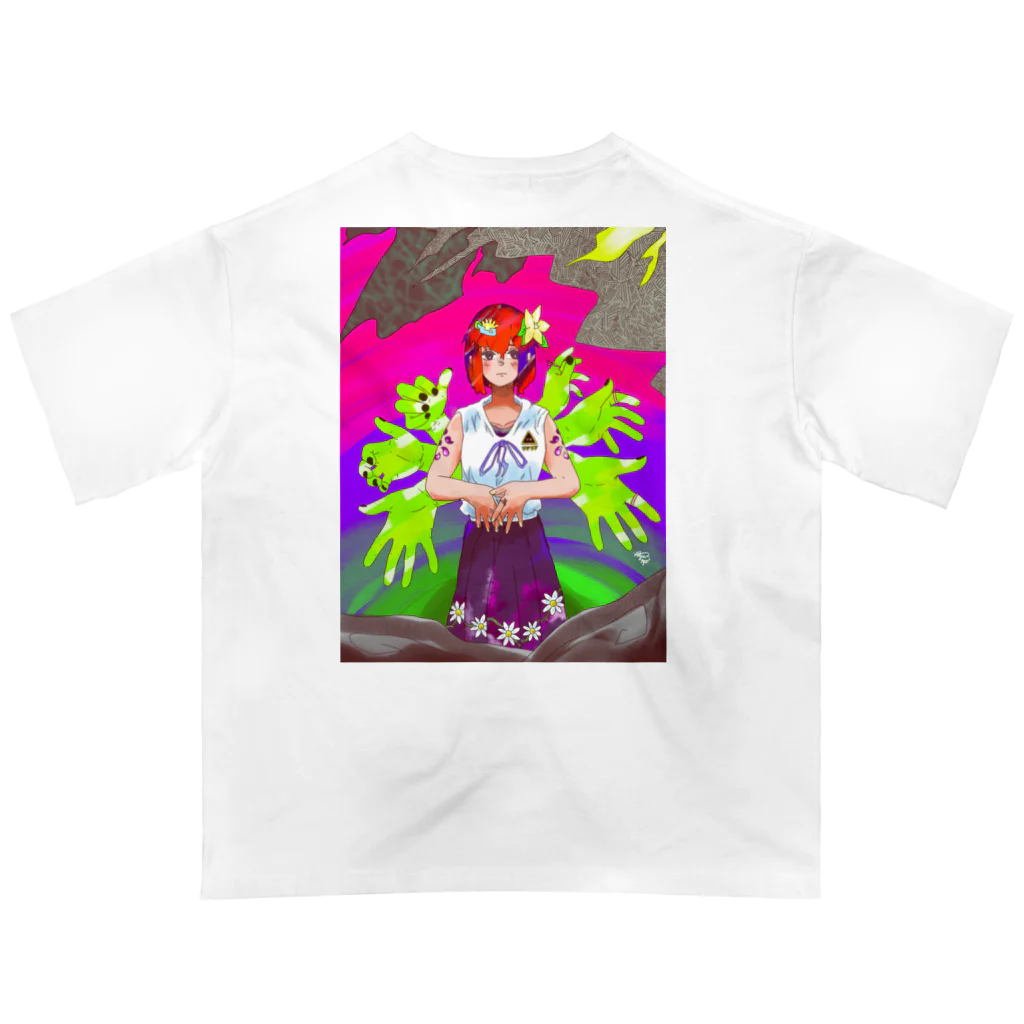 ☆指星人☆YUBI基地の大目玉！！ Oversized T-Shirt