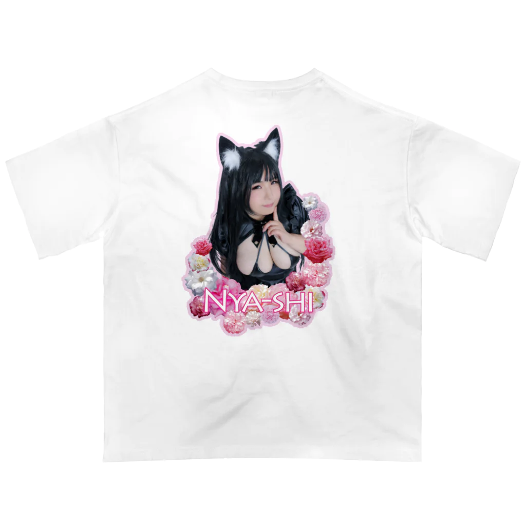 猫氏ꪔ̤̮/薄口みりん🐛のにゃー氏大生誕アイテム オーバーサイズTシャツ