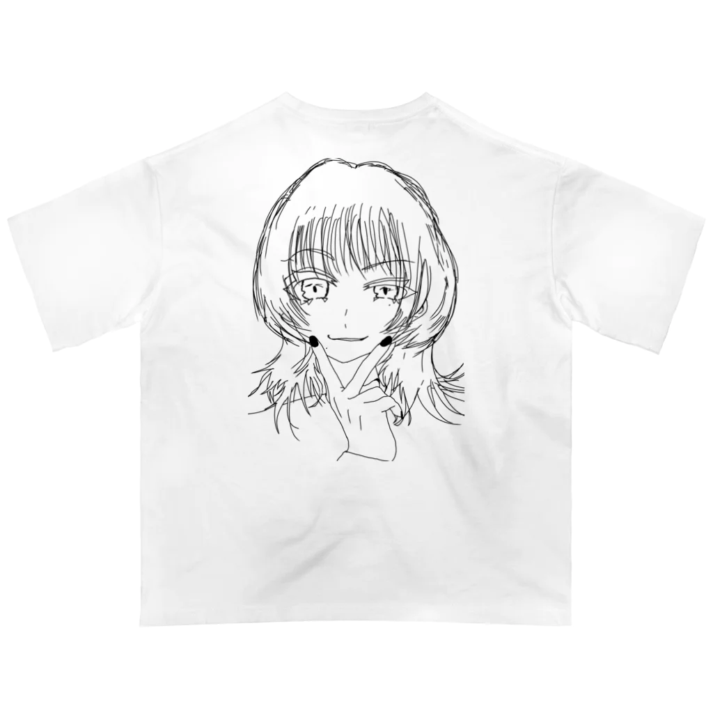 kanadomeのウルフちゃん オーバーサイズTシャツ