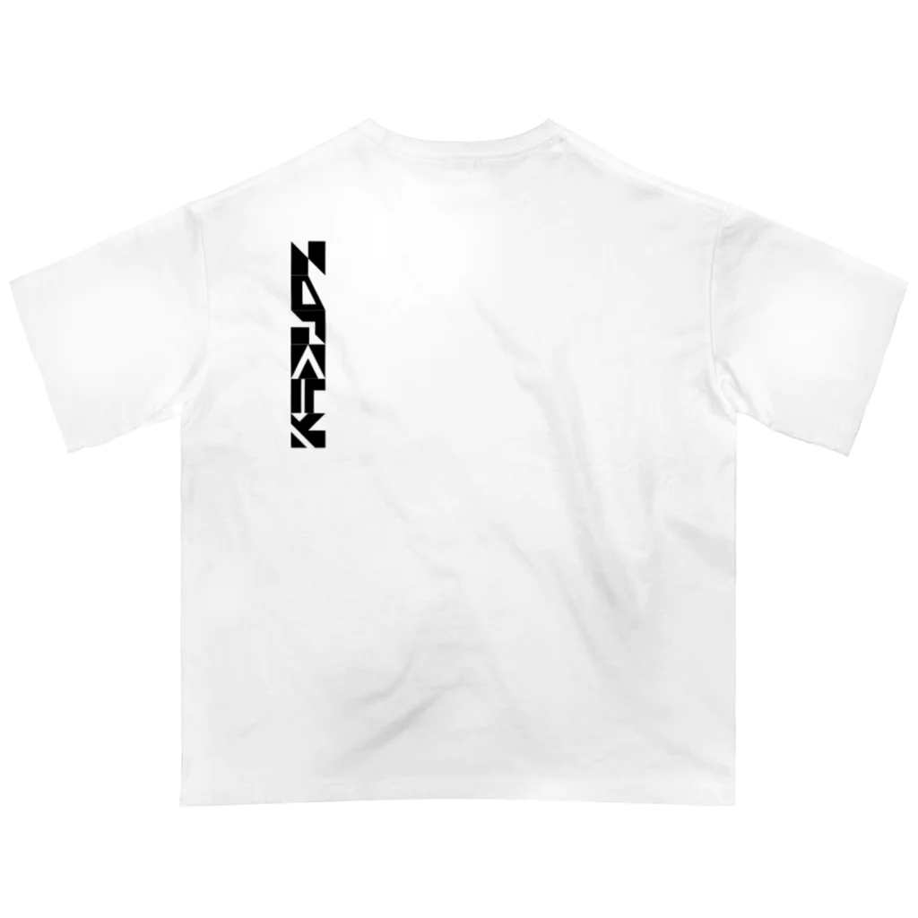 Safelyのsafely 十字ver.2  White  オーバーサイズTシャツ