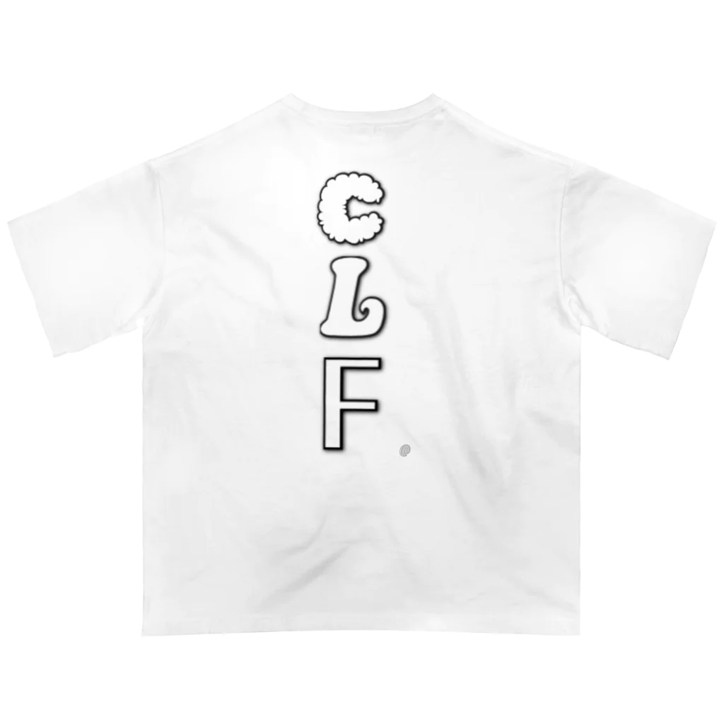 clothes last forever の『CLF』new,ver. オーバーサイズTシャツ