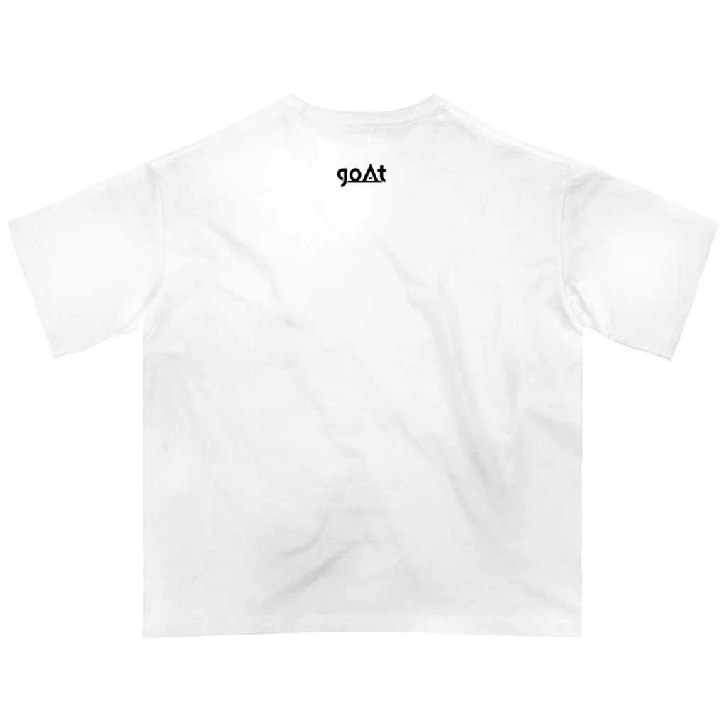 goAtのgoAtオリジナルグッズ：ホワイト Oversized T-Shirt