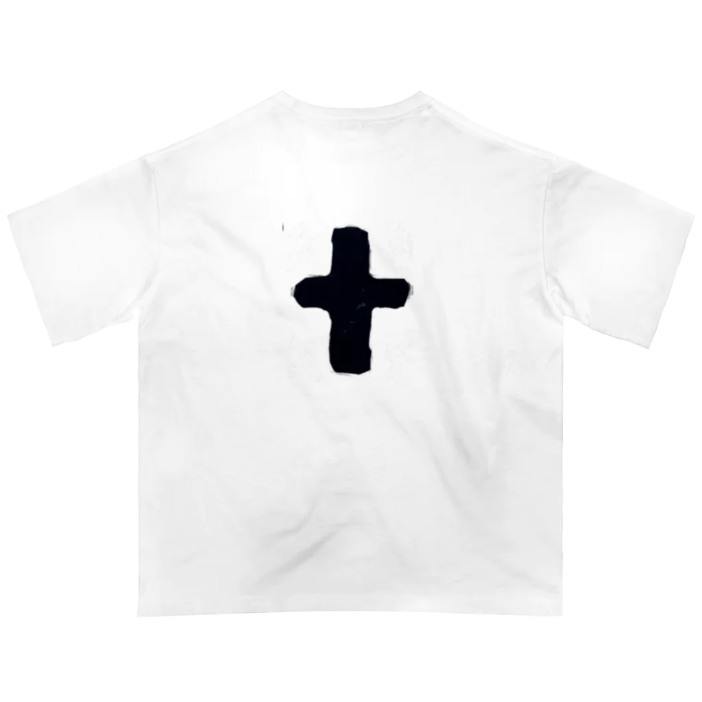 das_Ende(ダスエンデ)のクロスのエース オーバーサイズTシャツ