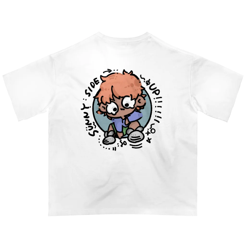 GaoGao StoreのSunny Side Up バックプリント T  Oversized T-Shirt