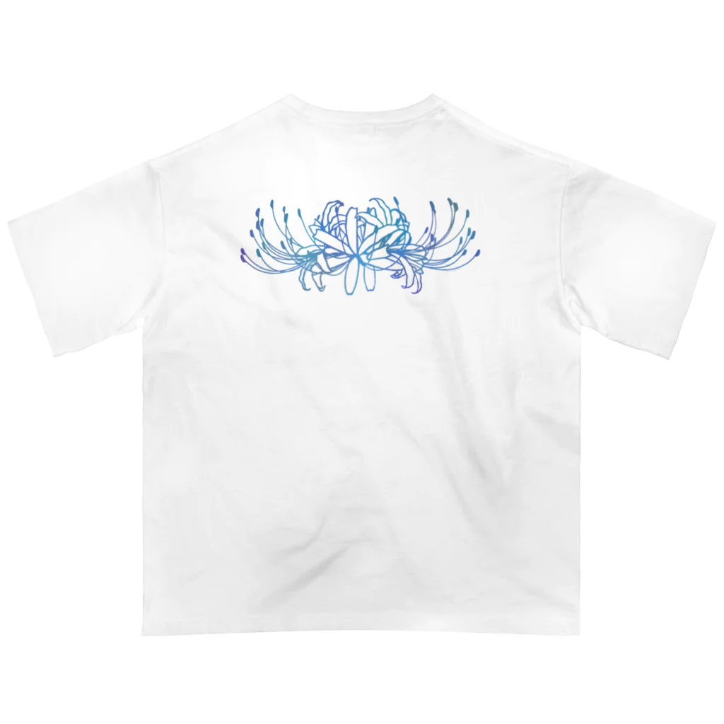 綾錦工房 りこりすの曼珠沙華 【月光】 Oversized T-Shirt