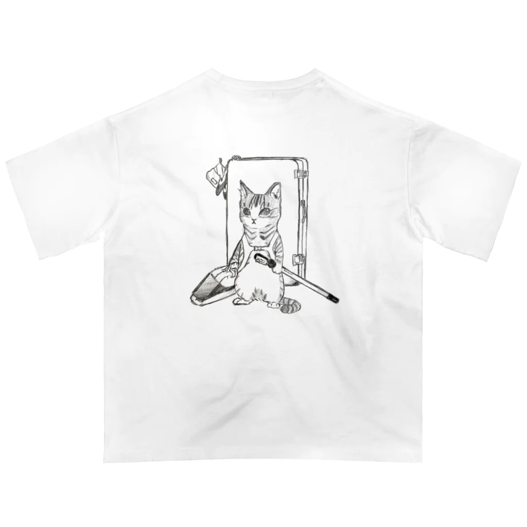 雨楽會のILL KITTEN “KIZI” オーバーサイズTシャツ