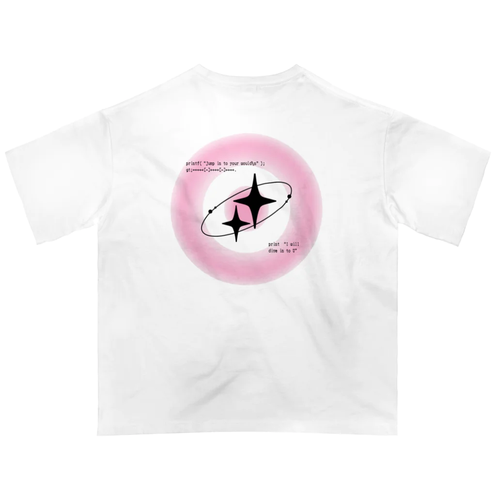 watashi no mooohuのdream オーバーサイズTシャツ