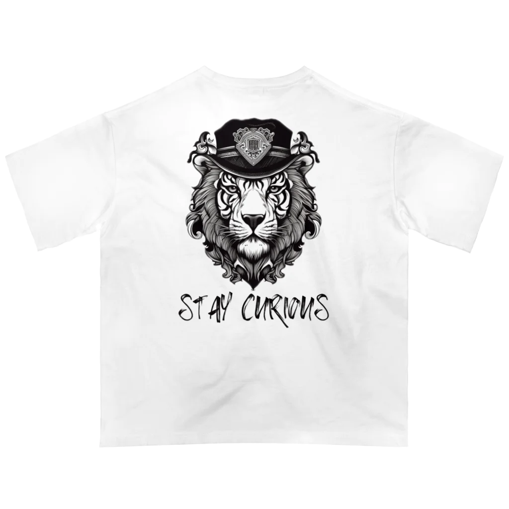 Vibrant Novaのstay curious オーバーサイズTシャツ