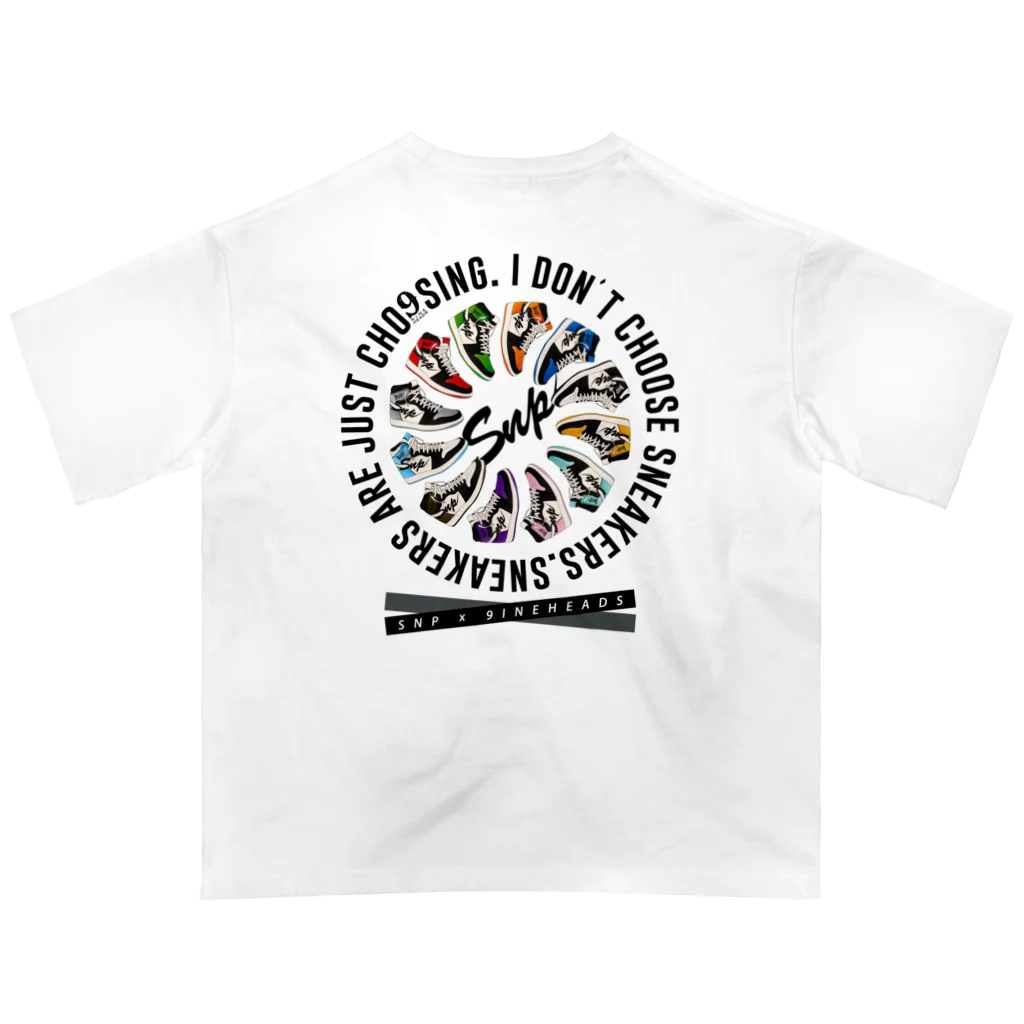 王子のアパレル SnprinceのSnp×9ine SneakersCircle Oversized T-Shirt