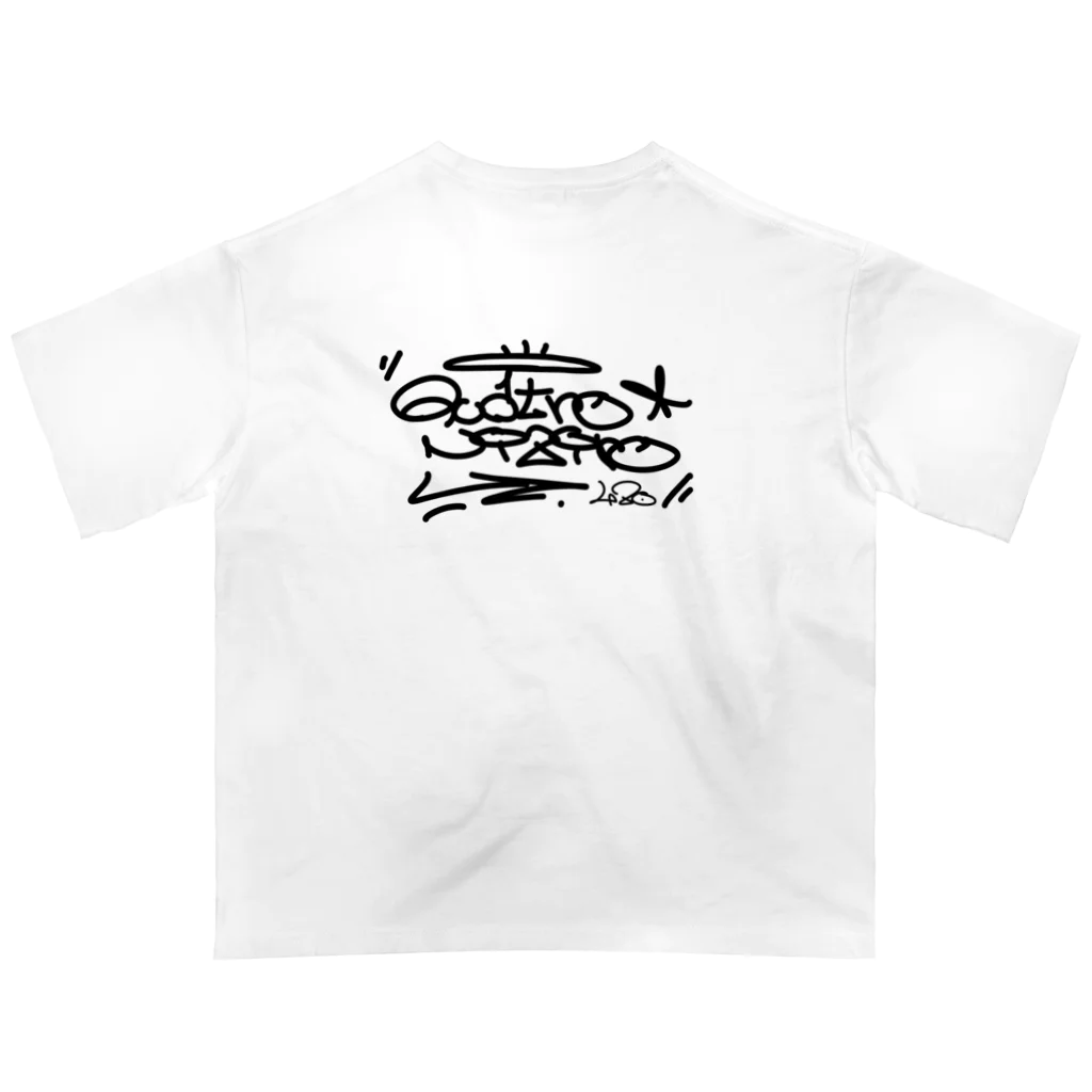 RAPS1のクアトロニジロ オーバーサイズTシャツ