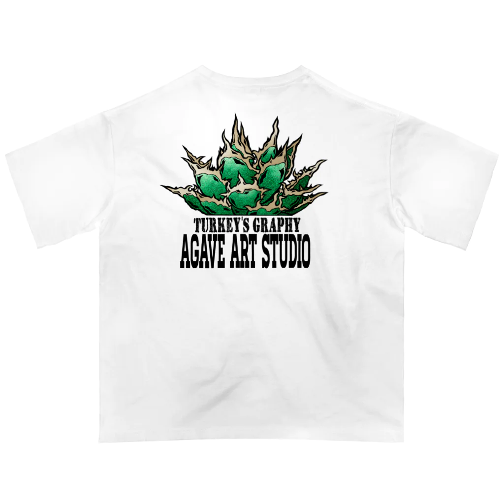 turkey's graphyのアガベチタノタ オーバーサイズTシャツ