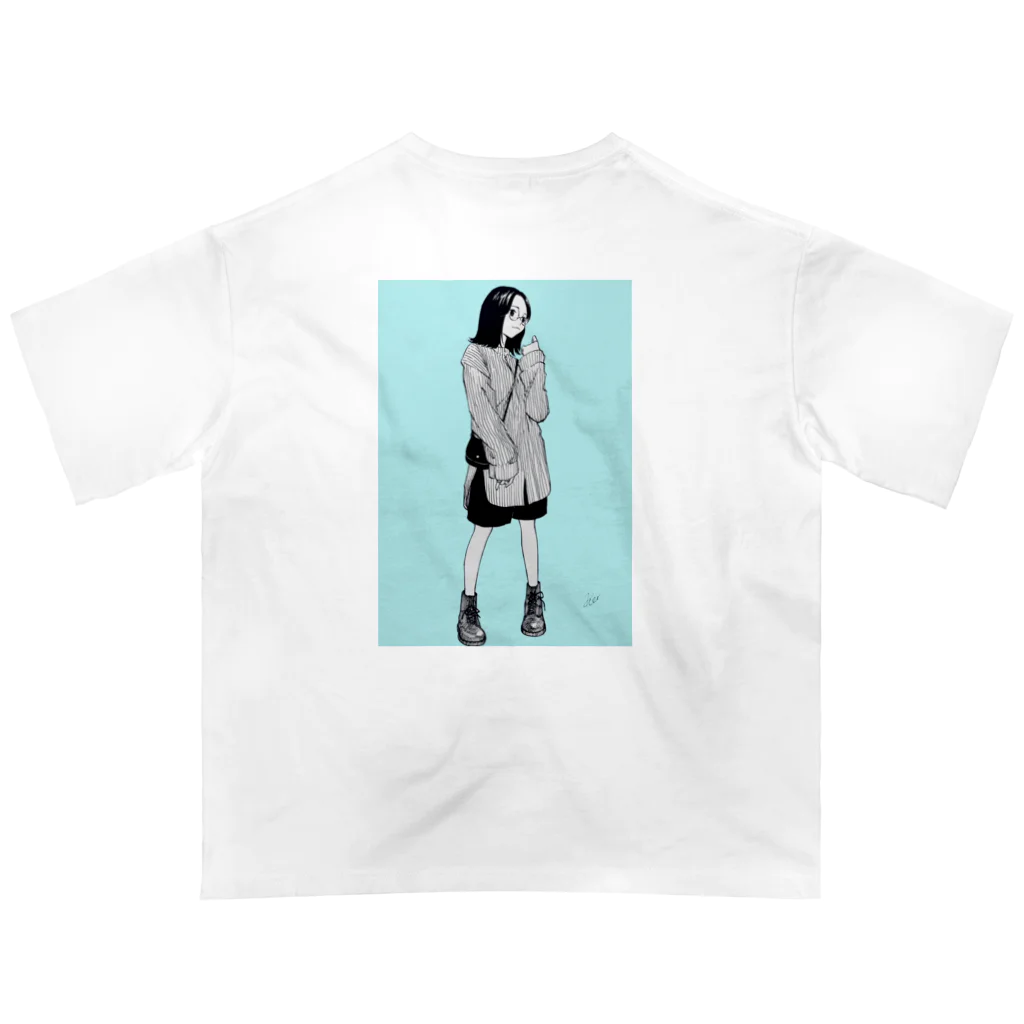 makaroni7の短パン女子 Oversized T-Shirt