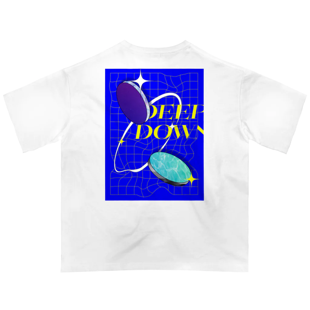 Studio 134のDEEP DOWN_venus(青) オーバーサイズTシャツ