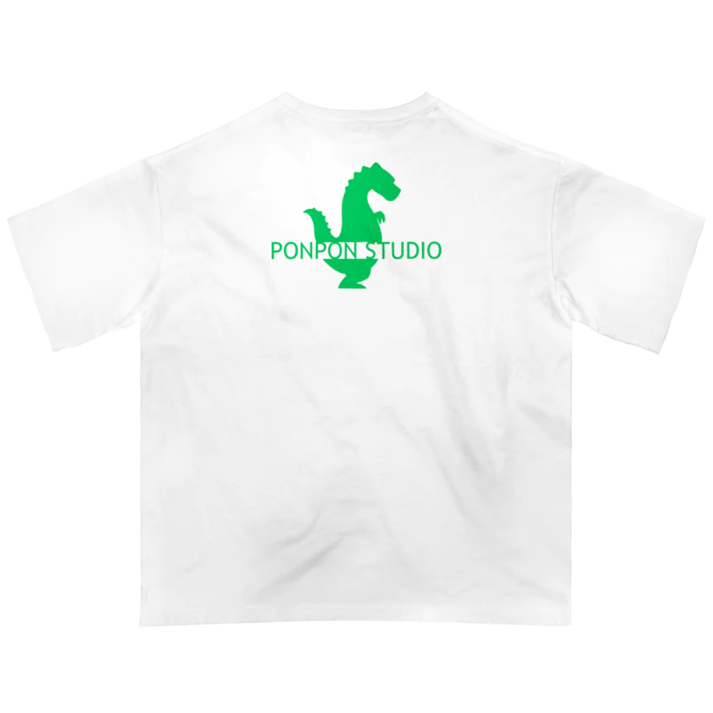 PONPON STUDIOのフィン［PONPON FRIENDS SERIES］ オーバーサイズTシャツ