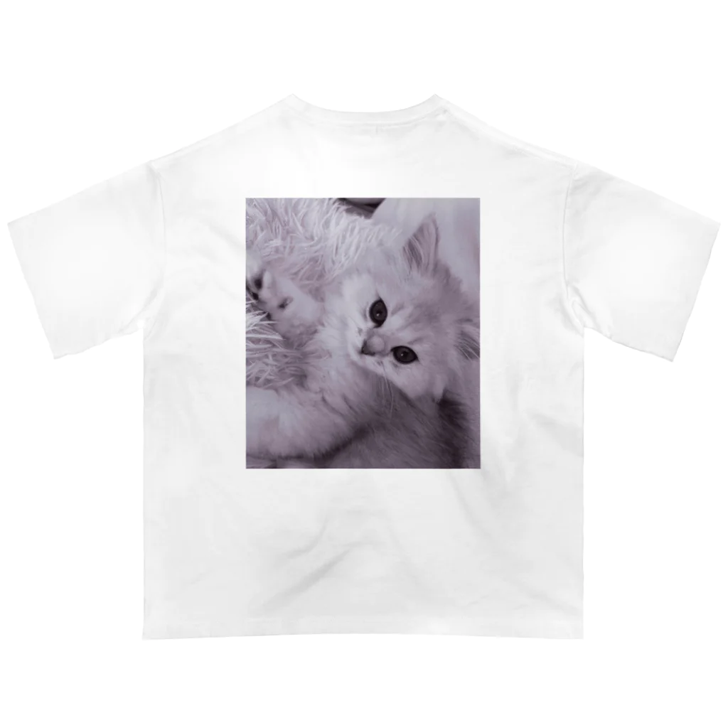 猫のきぬくんのお店のきぬくん オーバーサイズTシャツ