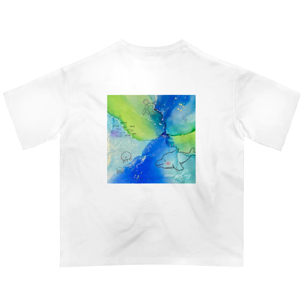 icco_plus3の海 Oversized T-Shirt