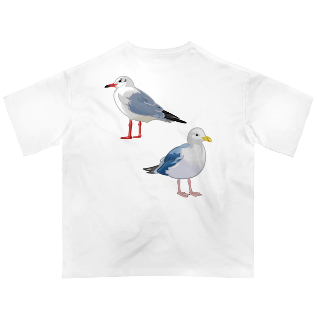 やちよ｜リアル鳥イラストのカモメじゃないよ Oversized T-Shirt