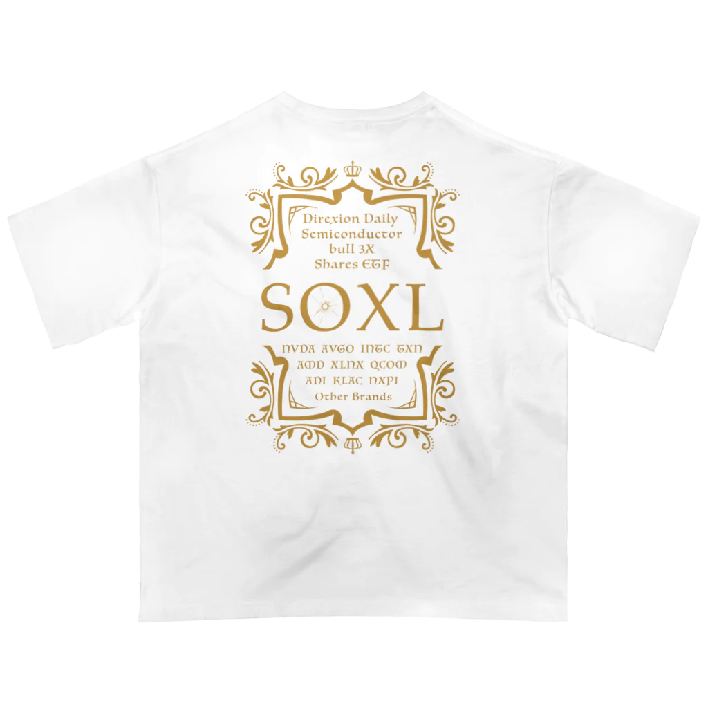 クラーケンデザインのSOXLグッズ オーバーサイズTシャツ