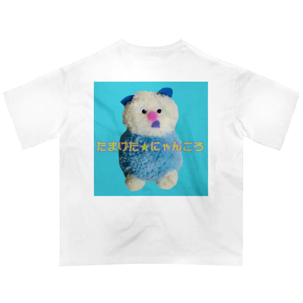 ねこのしっぽのねこのしっぽ オーバーサイズTシャツ