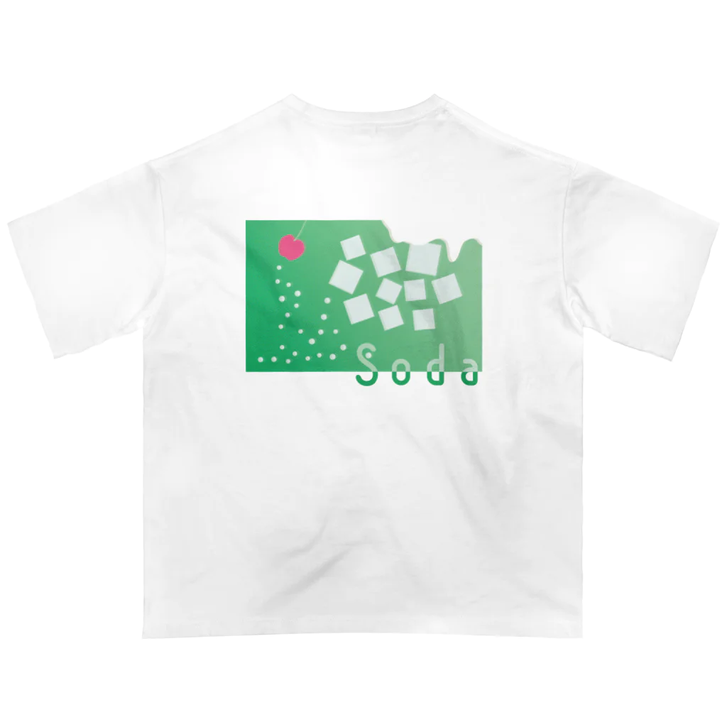 and pudding storeのうさぎのクリームソーダ Oversized T-Shirt